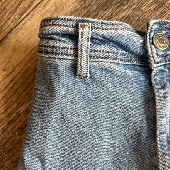 Zara Light Blue Flare & Wide Leg Jeans - Picture 4 of 9